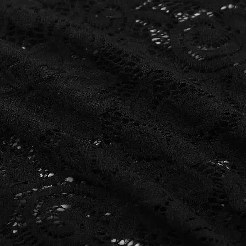 Gothic Classic Lace Flare Sleeve Blouse Y2K Rave