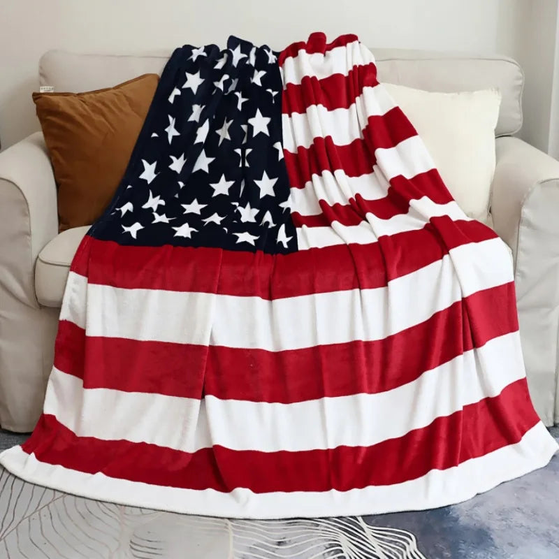 DecorBites™ Cozy Flannel Throw Blanket for Sofas, Cars, and Travel