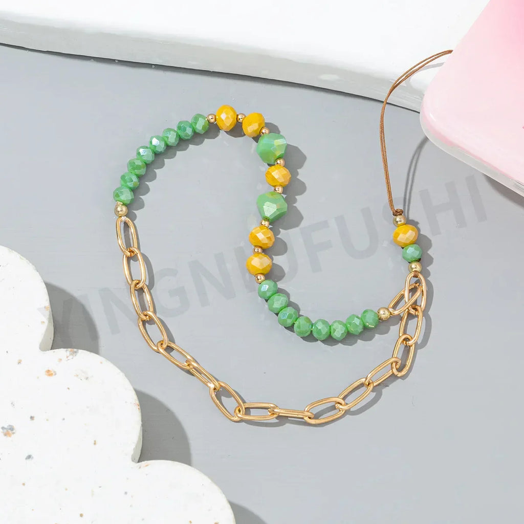 Handmade Crystal Phone Charm