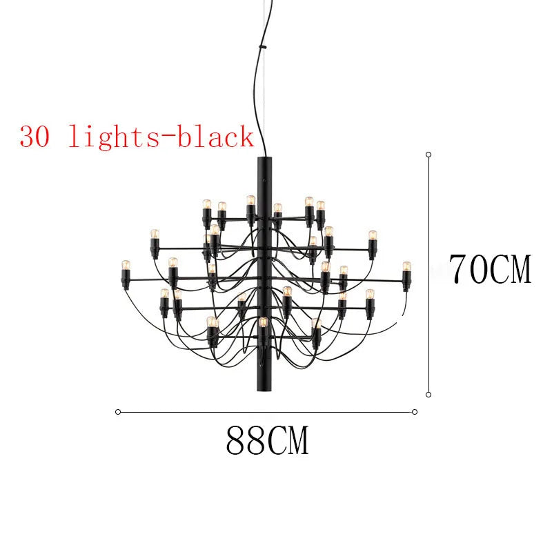 DecorBites™ LED Candle Chandelier: Elegant Italian Design Pendant Light for Home Decor