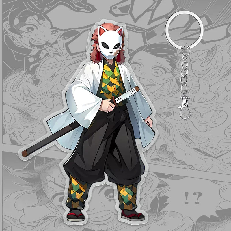 Demon Slayer Keychain: Tanjiro 6cm Acrylic Bag Pendant