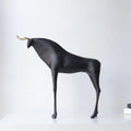 DecorBites™ Iron Horse Figurine: Abstract Animal Cattle Ornament for Home Decor