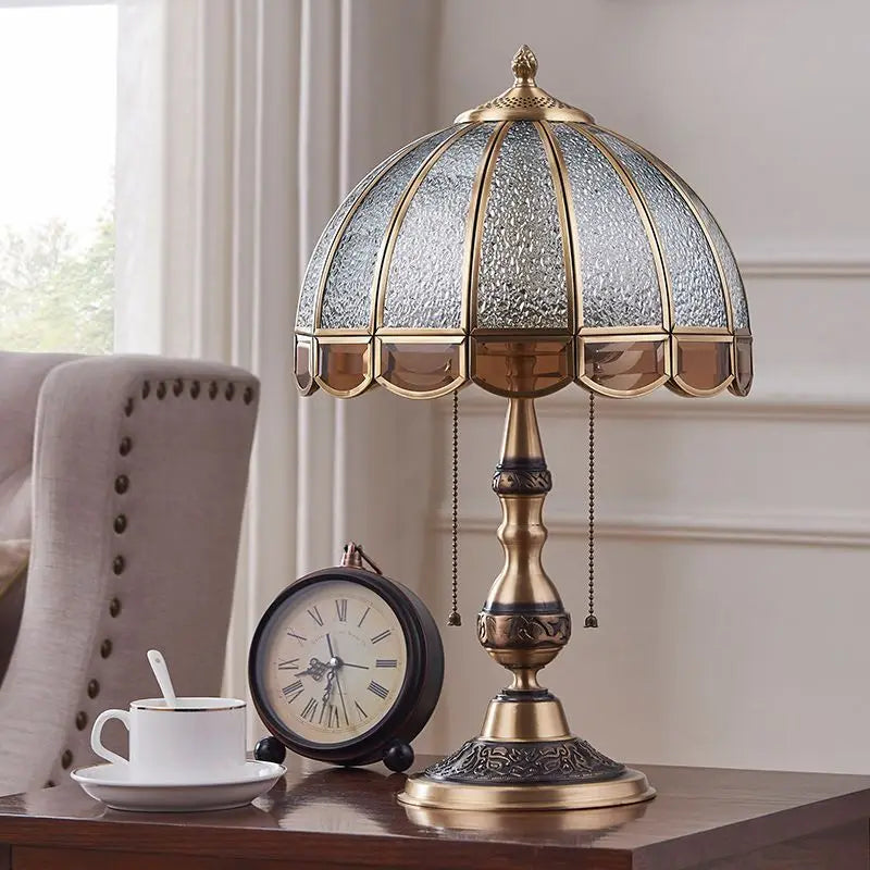 DecorBites™ Luxe Copper Bedroom Desk Lamp Living Room Floor Light LED Study Lighting