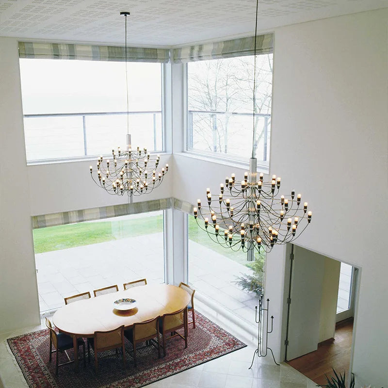 DecorBites™ LED Candle Chandelier: Elegant Italian Design Pendant Light for Home Decor