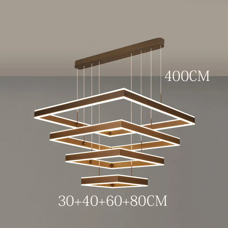 DecorBites™ LED Chandeliers Pendant Light Lamps for Living & Dining Room