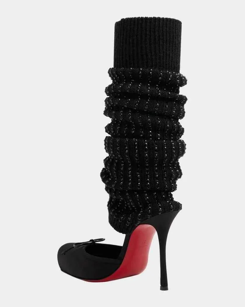 Sexy rhinestone Heels Elastic with sleeves New Arrivals