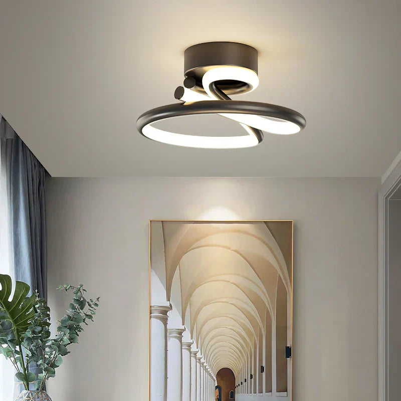 DecorBites™ Heart Line LED Chandelier for Bedroom and Living Room