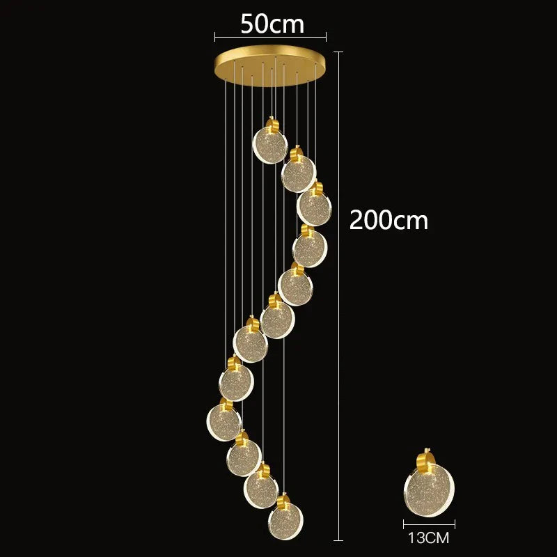 DecorBites™ LED Pendant Chandeliers for Modern Home Decor and Indoor Lighting