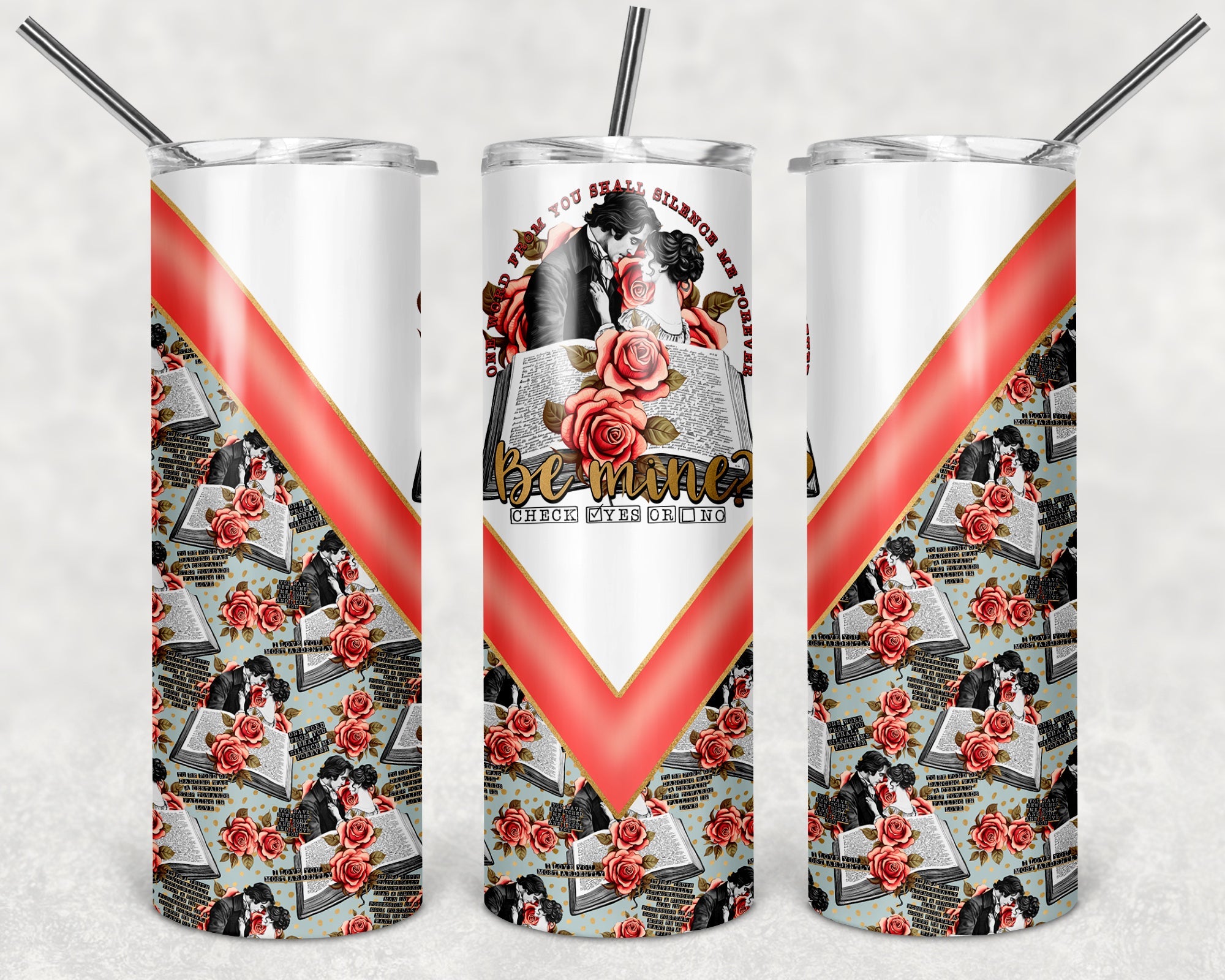 One Word from You Shall Silence Me Forever 20 oz Skinny Tumbler