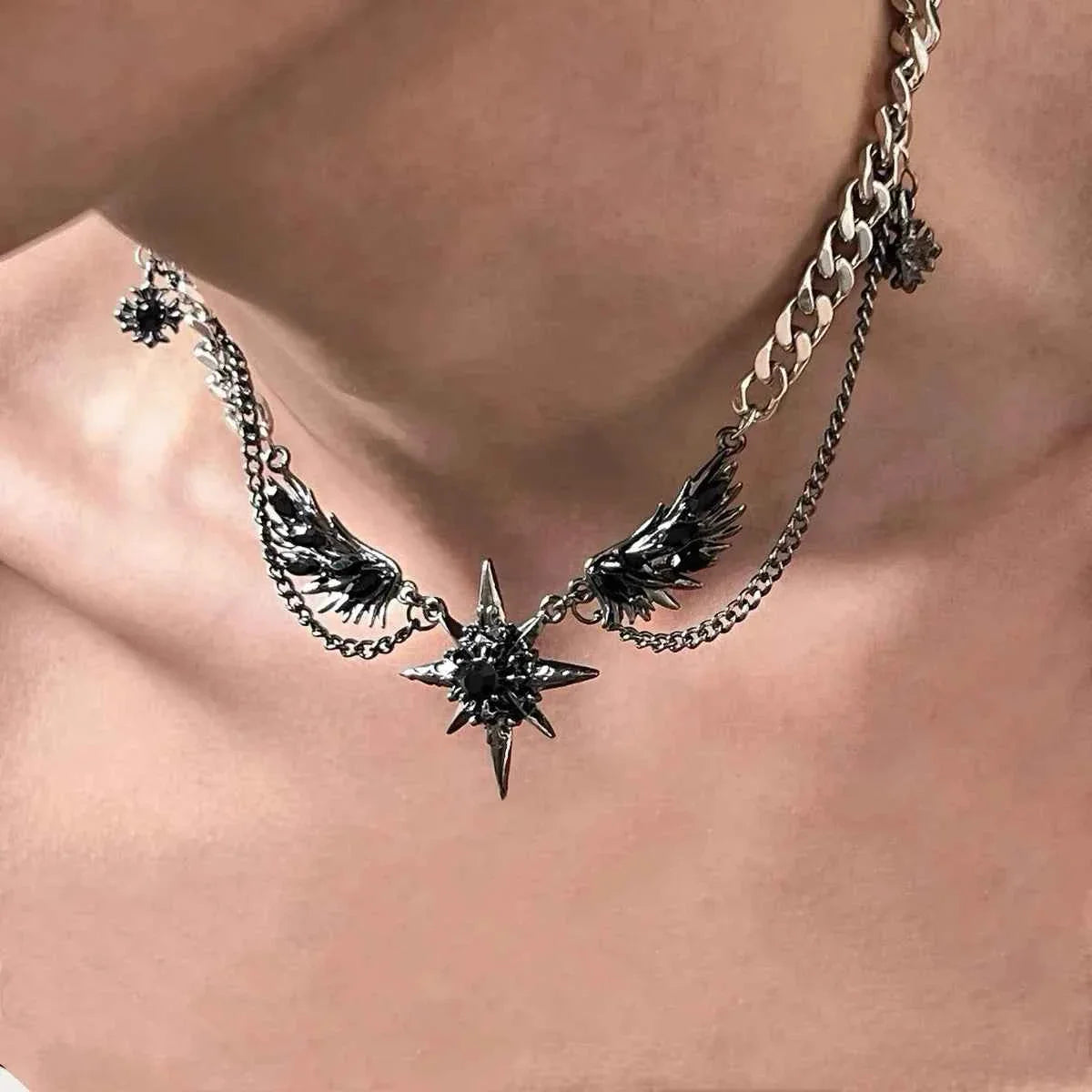 Necklace Exquisite Wing Design Accessories