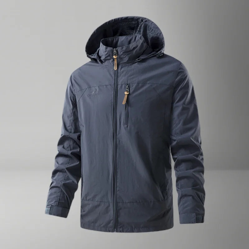 Men's Stormtrooper Windproof Hoodie Jacket - Lightweight Autumn/Winter Casual Zippered Sport Coat