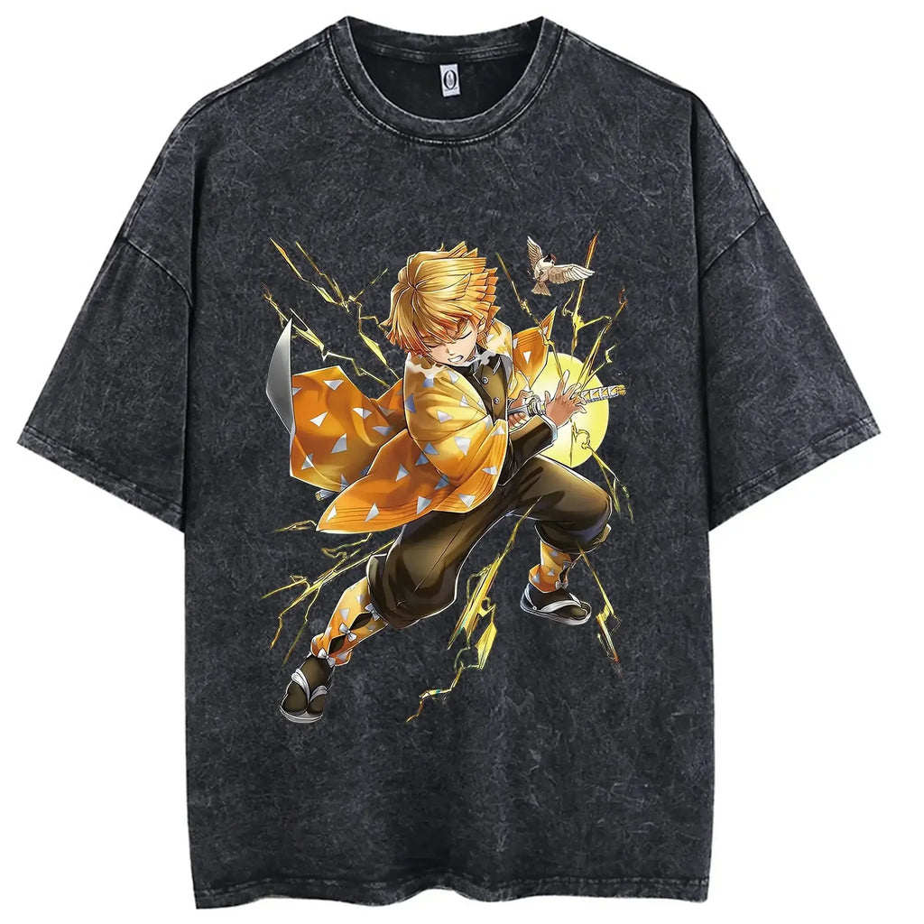Demon Slayer Oversized Anime Hoodie, Unisex Cotton