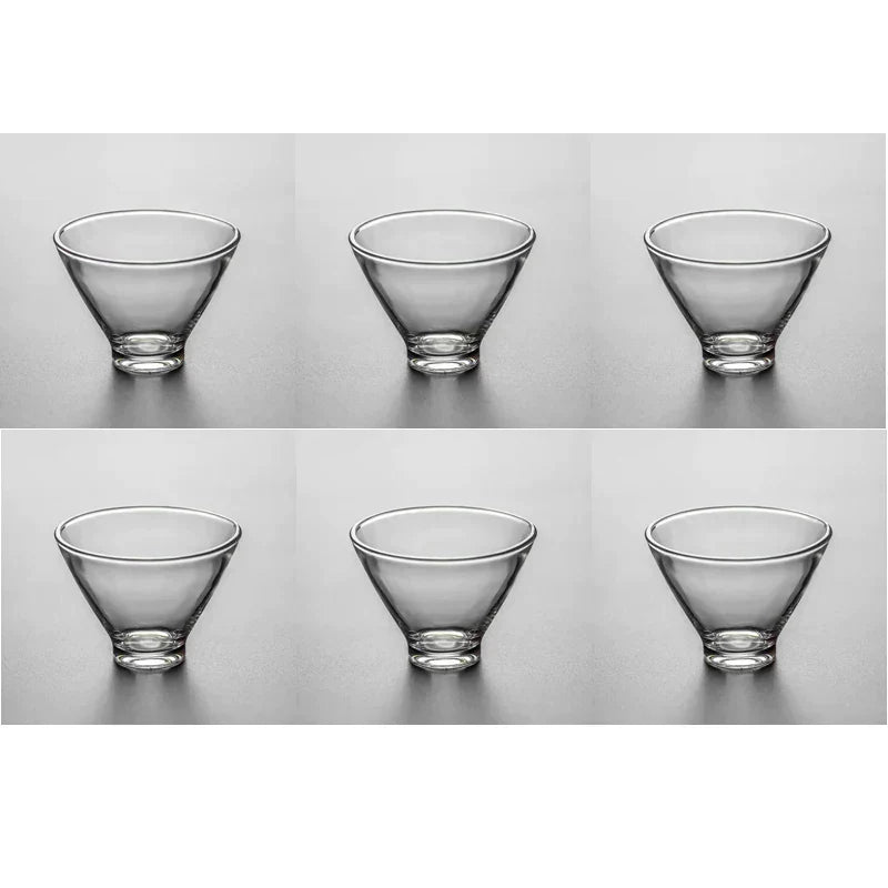 DecorBites™ Japanese Tea Cup Set of Cute Heat-resistant Glass Mugs and Teacups