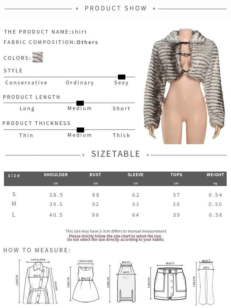 Crop Furry Jacket