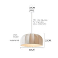 DecorBites™ Handmade Silk Pendant Lamps for Dining, Bedroom, Living, Study Rooms