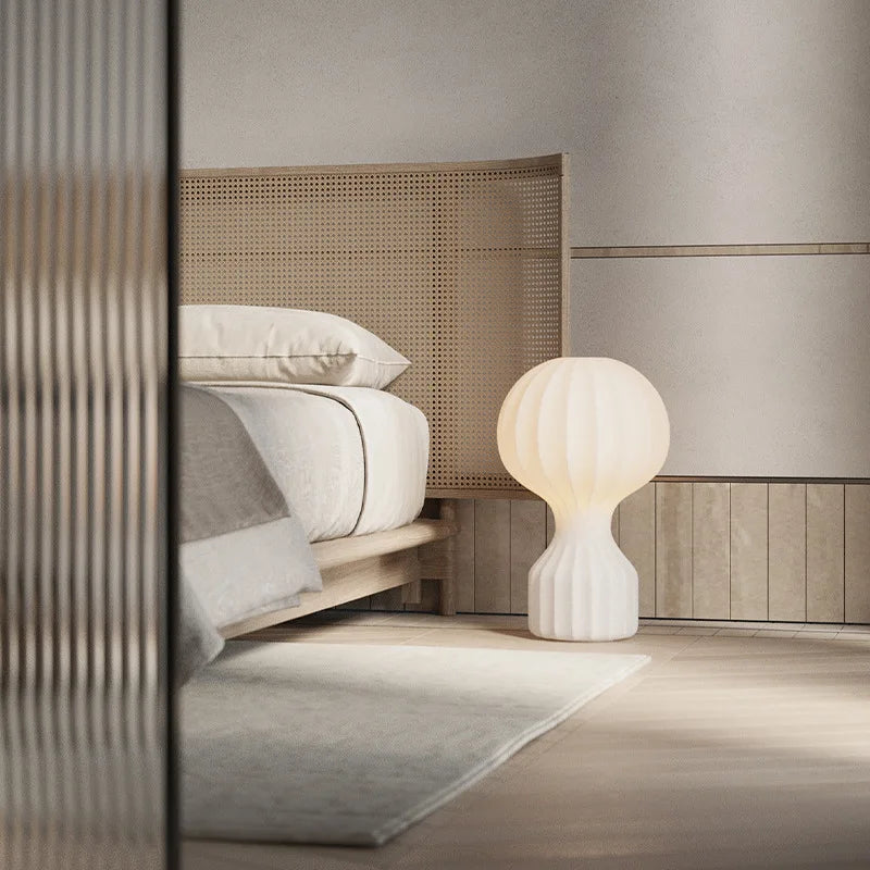 DecorBites™ LED Fabric Floor Lamp: Modern Design for Bedroom, Living Room, Hotel Decor