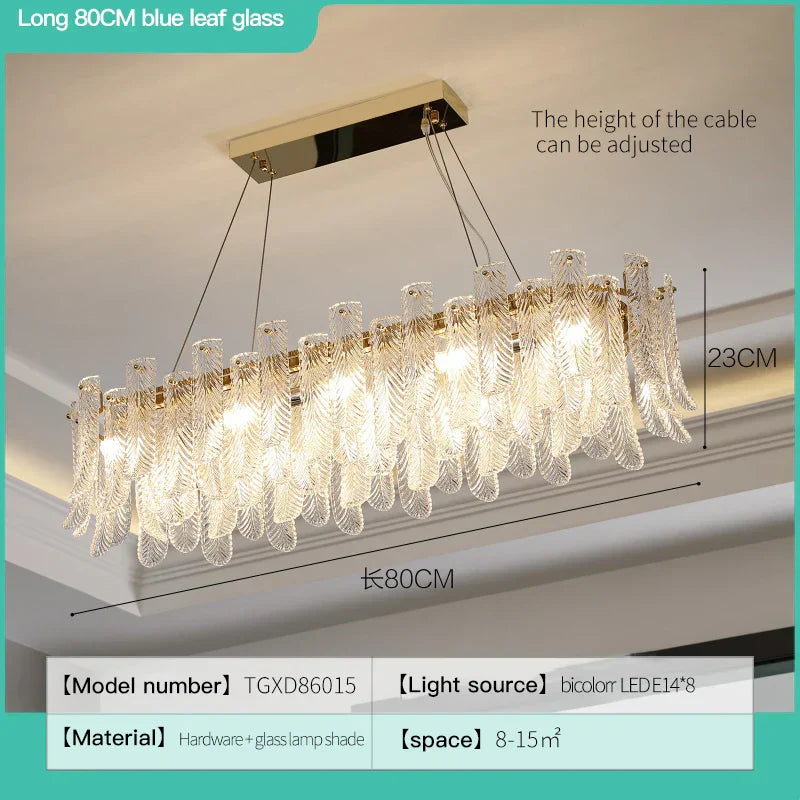 DecorBites™ Crystal LED Ceiling Lamp for Modern Living Room with Warm Light and Eye Protection