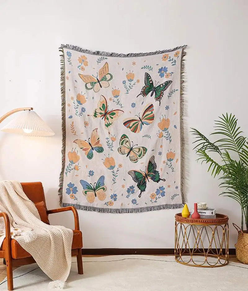 DecorBites™ Gothic Thread Blanket Throw Tapestry - Versatile Home Decor & Outdoor Essential
