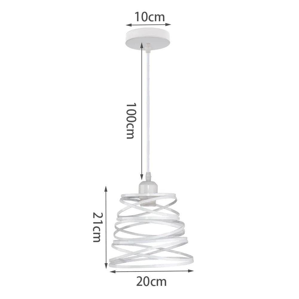 DecorBites™ Industrial Metal Ball Pendant Light for Bedroom Kitchen Island