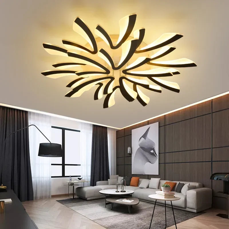 DecorBites™ LED Ceiling Chandelier with Remote Control for Home Décor