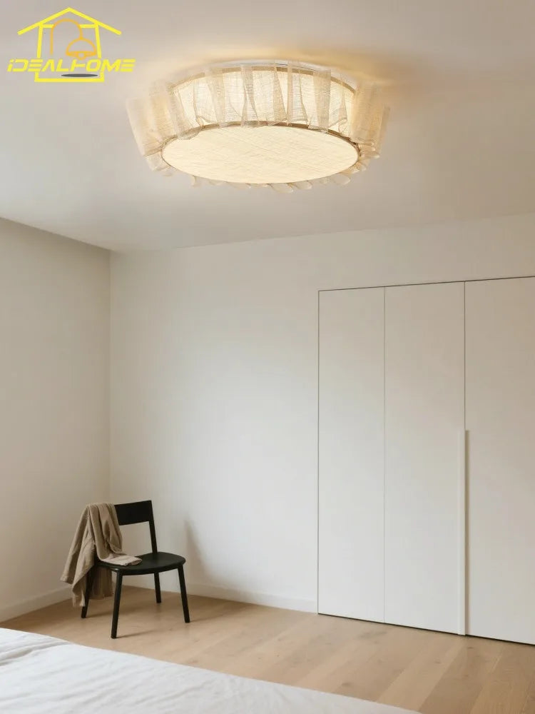 DecorBites™ Cream Wind LED Ceiling Light- Modern French Design for Home Decor