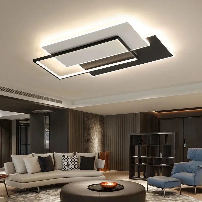 DecorBites™ LED Chandelier: Modern Dimming Lights for Home Living Dining Kitchen Bedroom Hall Lighting