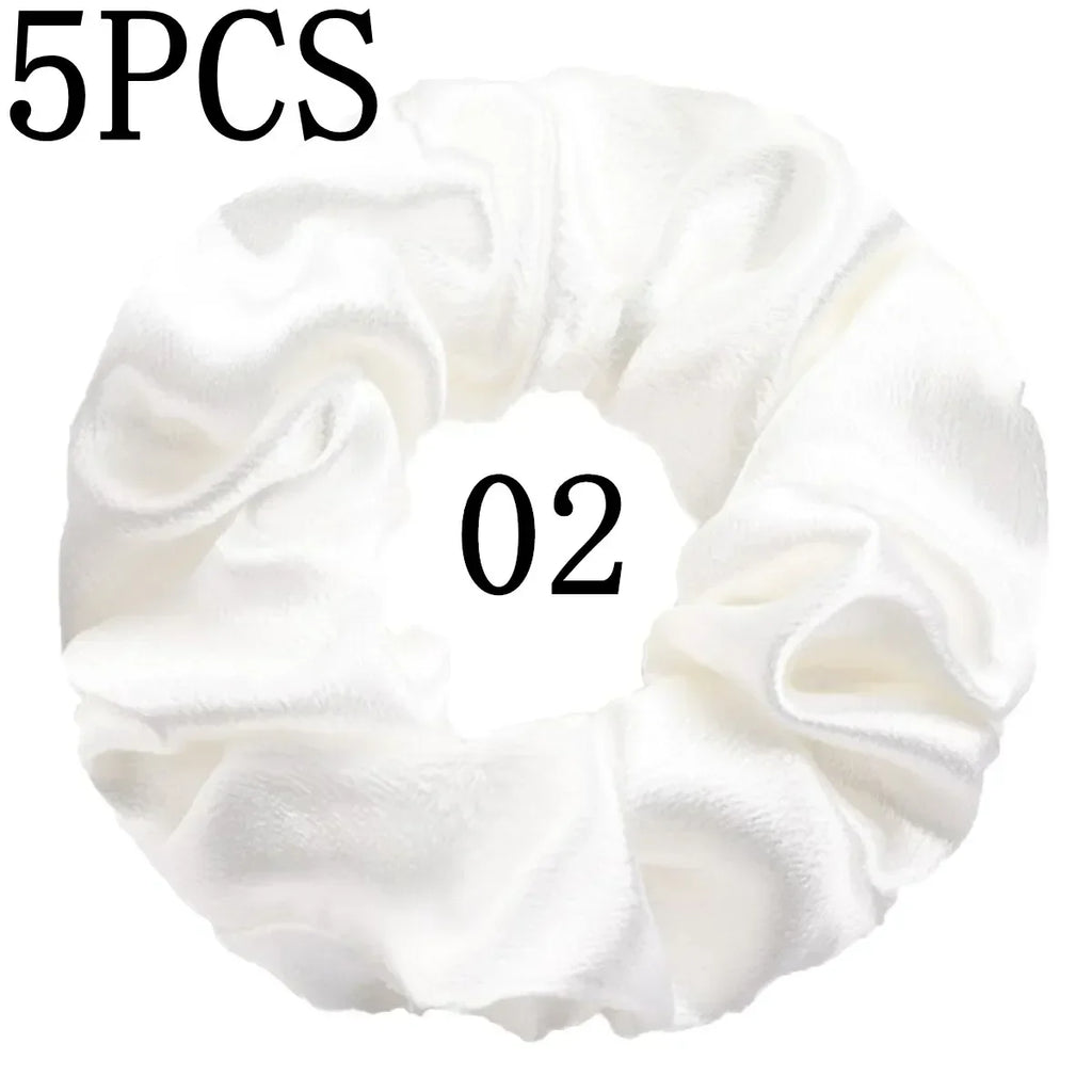Women's Silky Satin Hair Scrunchies Set