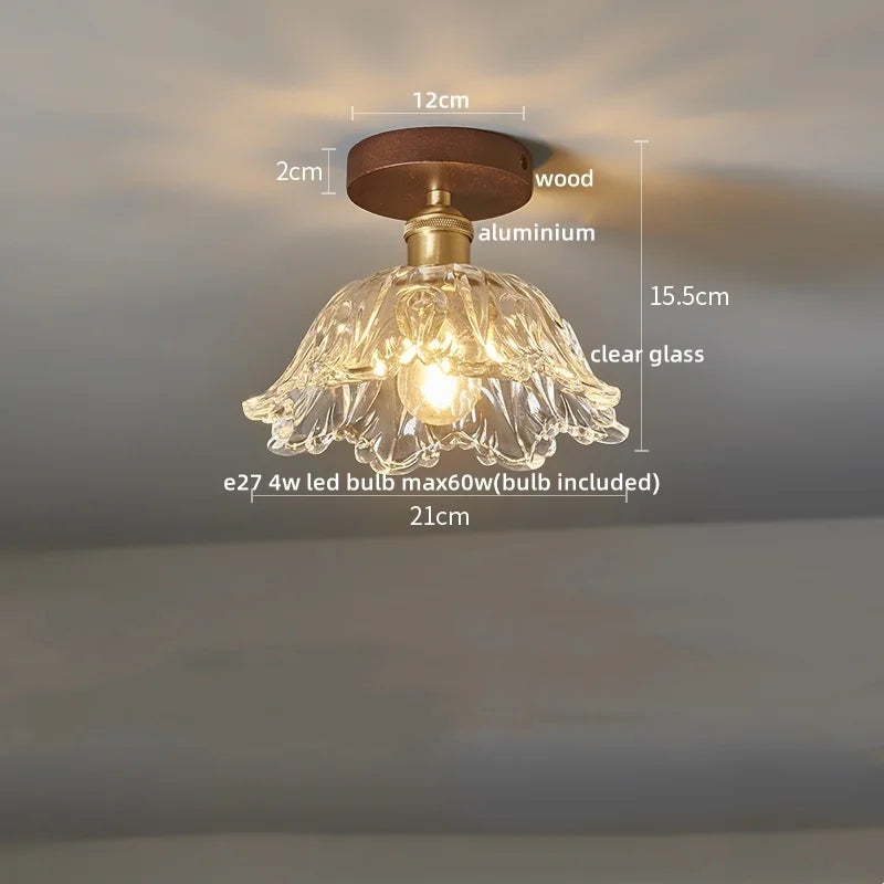 DecorBites™ LED Ceiling Light Modern Style Indoor Lighting Aluminum Glass Nordic Lamp