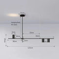 DecorBites™ Black Chandelier Pendant Lights for Dining Table, Kitchen, Living Room