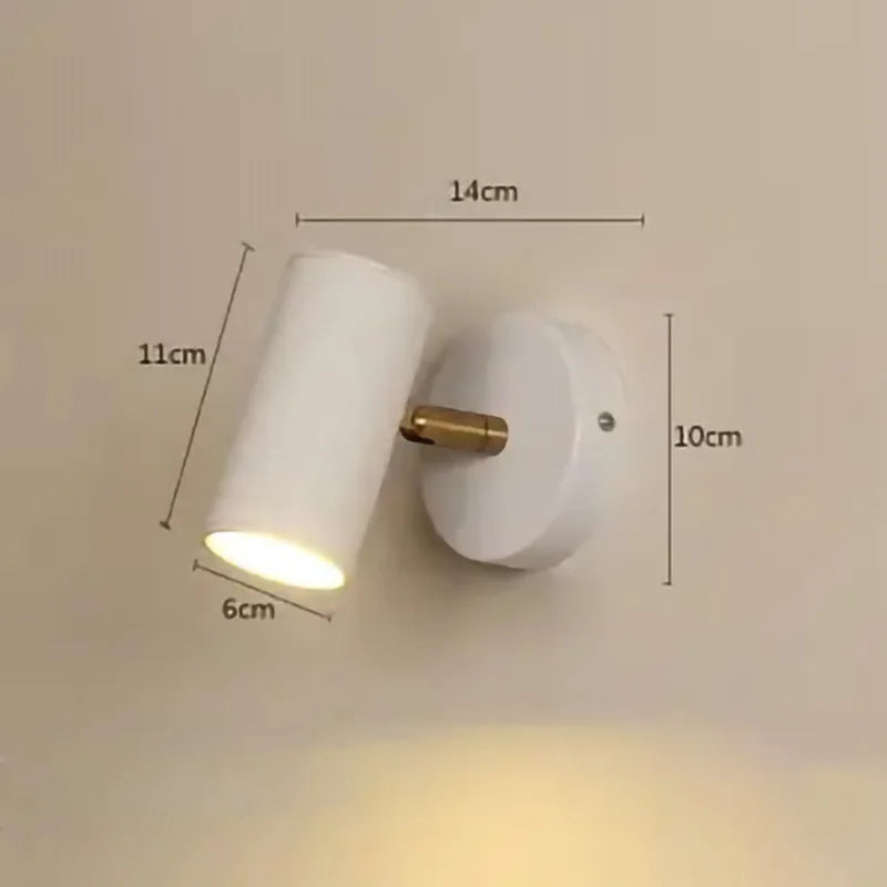 DecorBites™ Gold LED Wall Lamp Modern Adjustable Indoor Lighting Sconces for Living Room