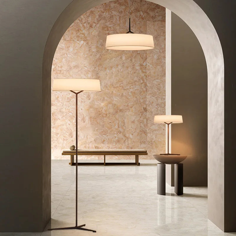 DecorBites™ Italian Design Fabric Floor Lamp for Restaurant Living Room Bedroom