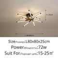 DecorBites™ Dimmable LED Ceiling Chandelier, Modern Interior Lighting for Dining Room, Bedroom, Living Room