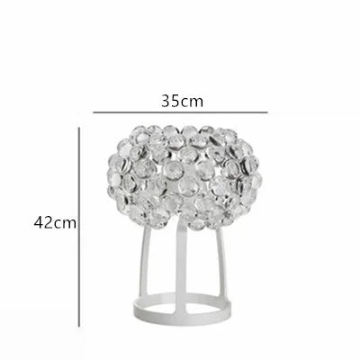 Modern gold acrylic rs7 bulb pendant lights dining room chandelier