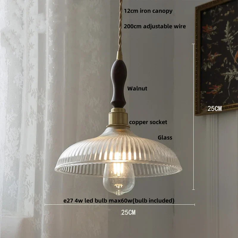 DecorBites™ Glass LED Pendant Light Chandelier for Modern Home Decor