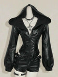 Women's Gothic PU Leather Jacket