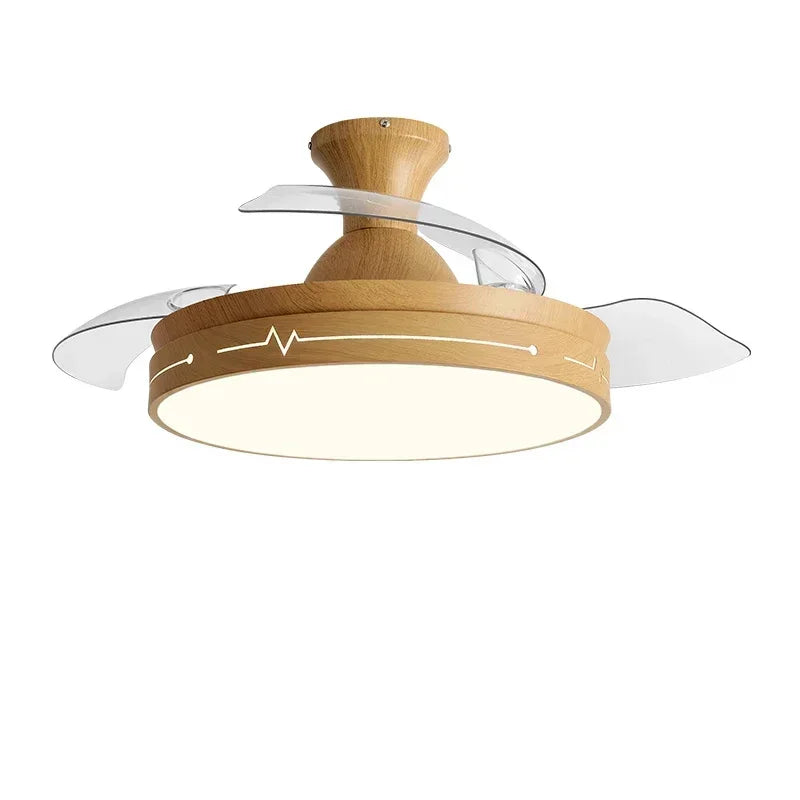 DecorBites™ DC Motor Ceiling Fan Light with Control for Bedroom, Living Room & Restaurant.