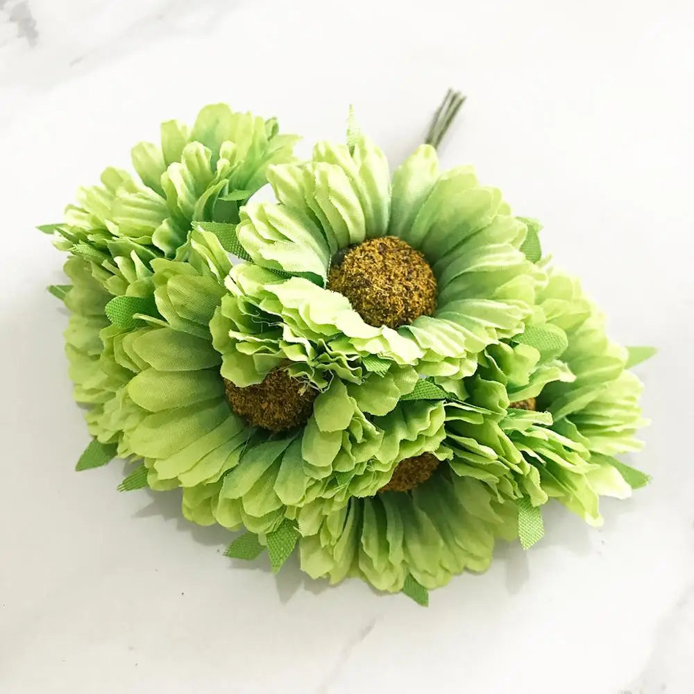 DecorBites™ Green Plant Flower Cherry Stamen Berries Bundle for DIY Decor and Gifts