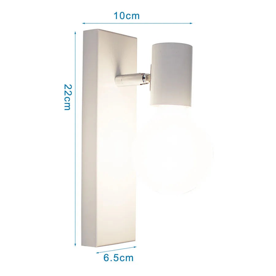 DecorBites™ Iron Wood LED Wall Lamp for Indoor Home Decoration