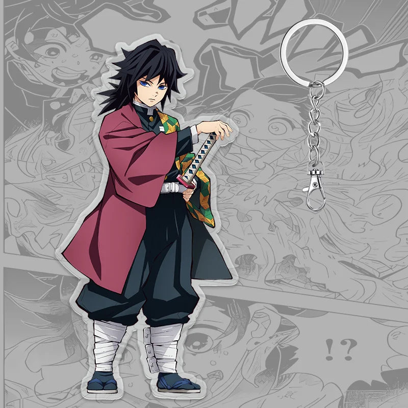 Demon Slayer Keychain: Tanjiro 6cm Acrylic Bag Pendant