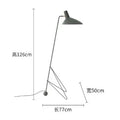 DecorBites™ Denmark Tripod Desk Lamp - Floor/Table Light Fixture