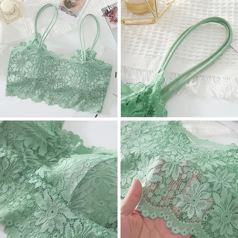 Comfortable Lace Wireless Lingerie Seamless Bra