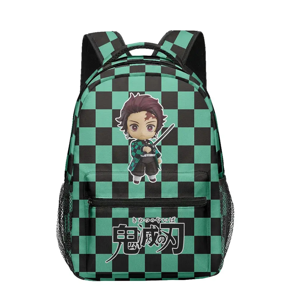 Demon Slayer Backpack Set: Tanjiro & Nezuko School Gear