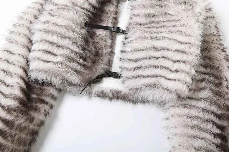 Crop Furry Jacket