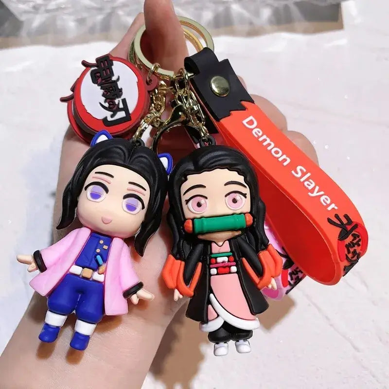 Demon Slayer Keychains: Cute Anime Car & Bag Pendant Accessories