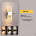 DecorBites™ Crystal Nordic LED Wall Lamps | Modern Corrugated Sconces for Home Decor