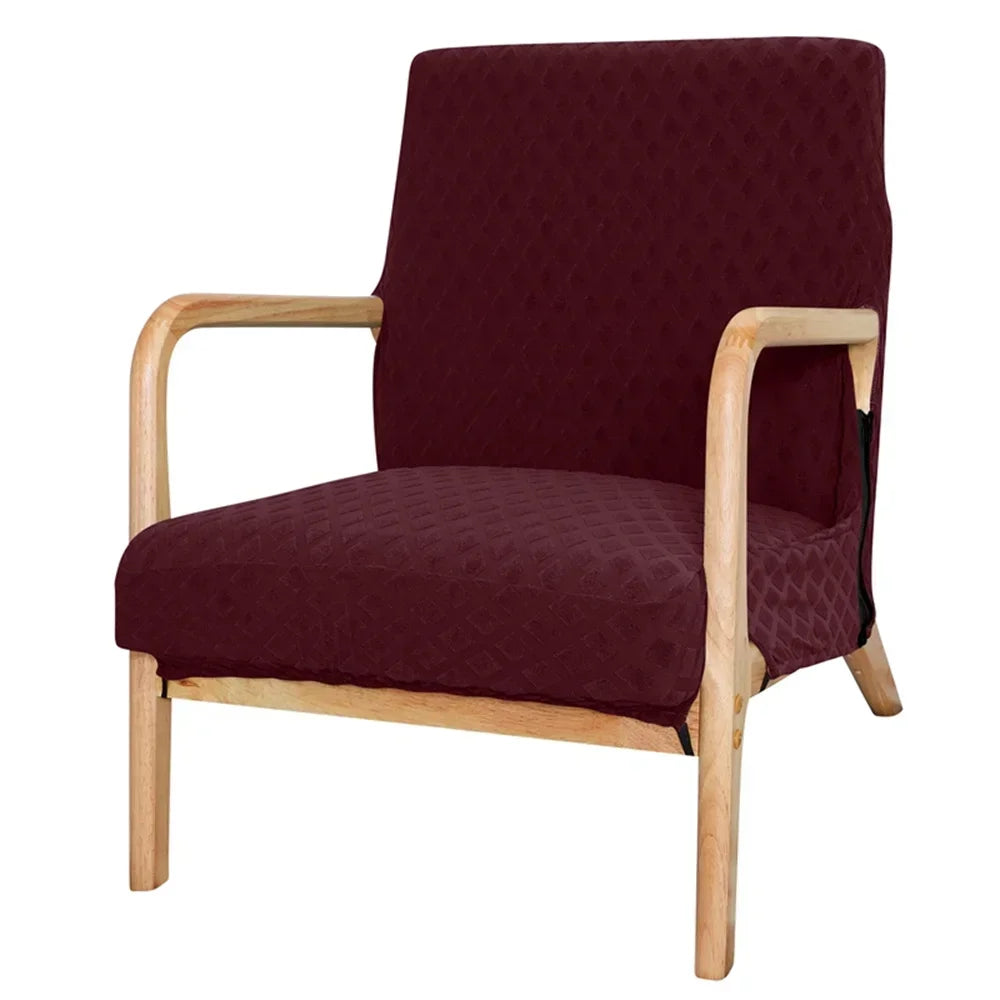 DecorBites™ Jacquard Elastic Seat Cover for Dining Room & Office Chairs