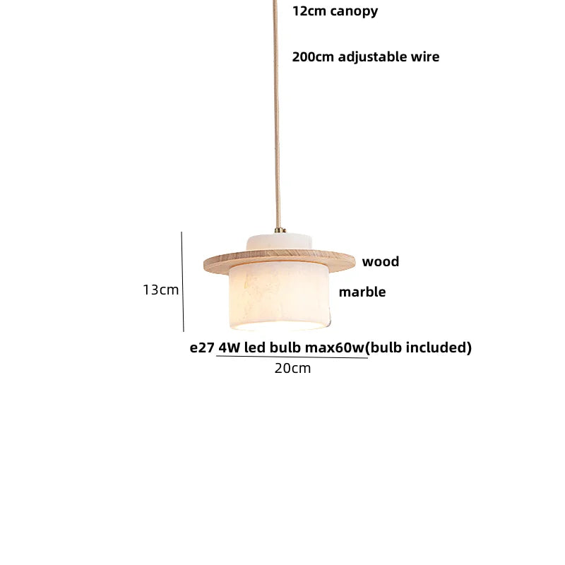 DecorBites™ LED Pendant Lamp Adjustable Wire Globe Hanging Light Fixtures