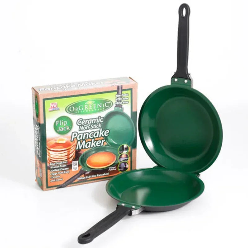 DecorBites™ Double Sided Pancake Frying Pan for Kitchen Omelet Steaks Utensils