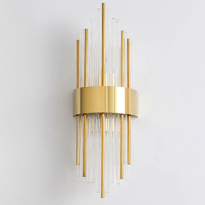 DecorBites™ Gold Stainless Steel LED Wall Sconce for Elegant Indoor Lighting