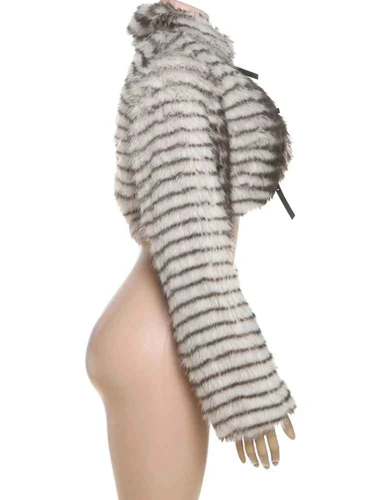 Crop Furry Jacket